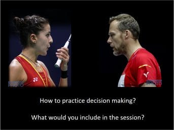 Badminton decisions