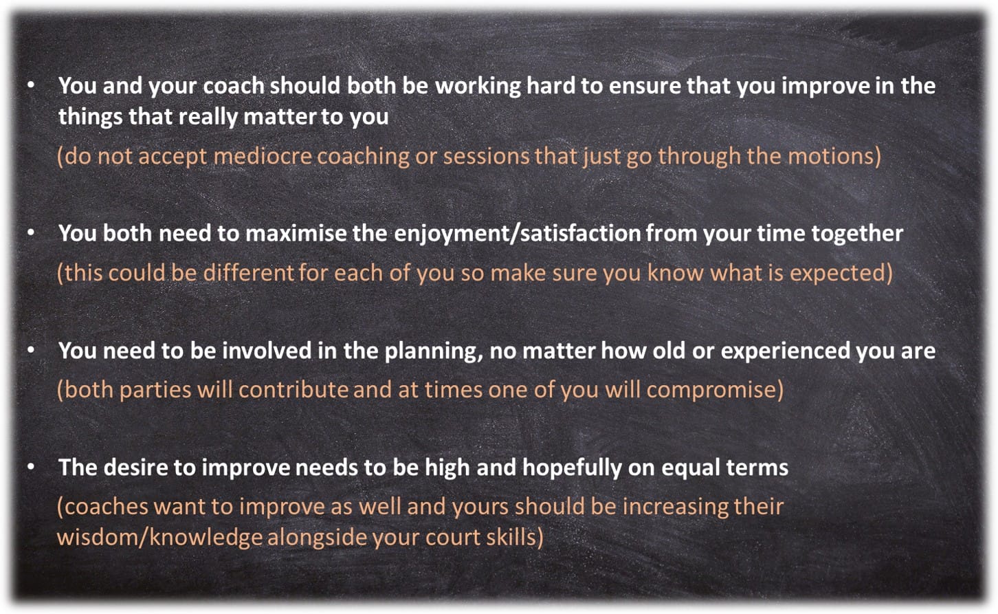 You and your Badminton Coach