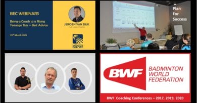 Badminton coaching