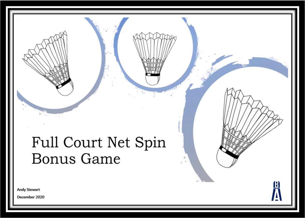 Badminton Net Spin Conditioned Game
