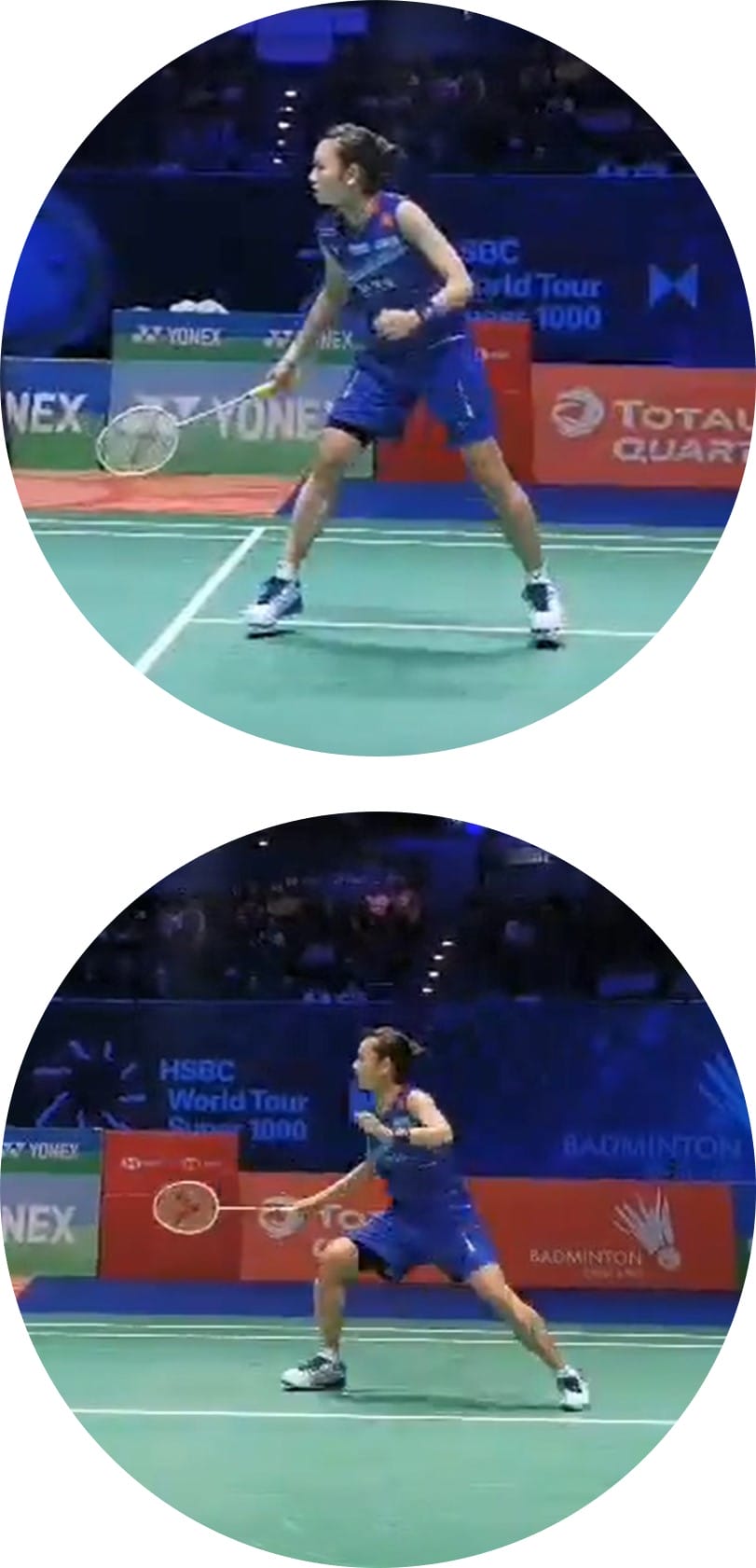 Badminton stance deals