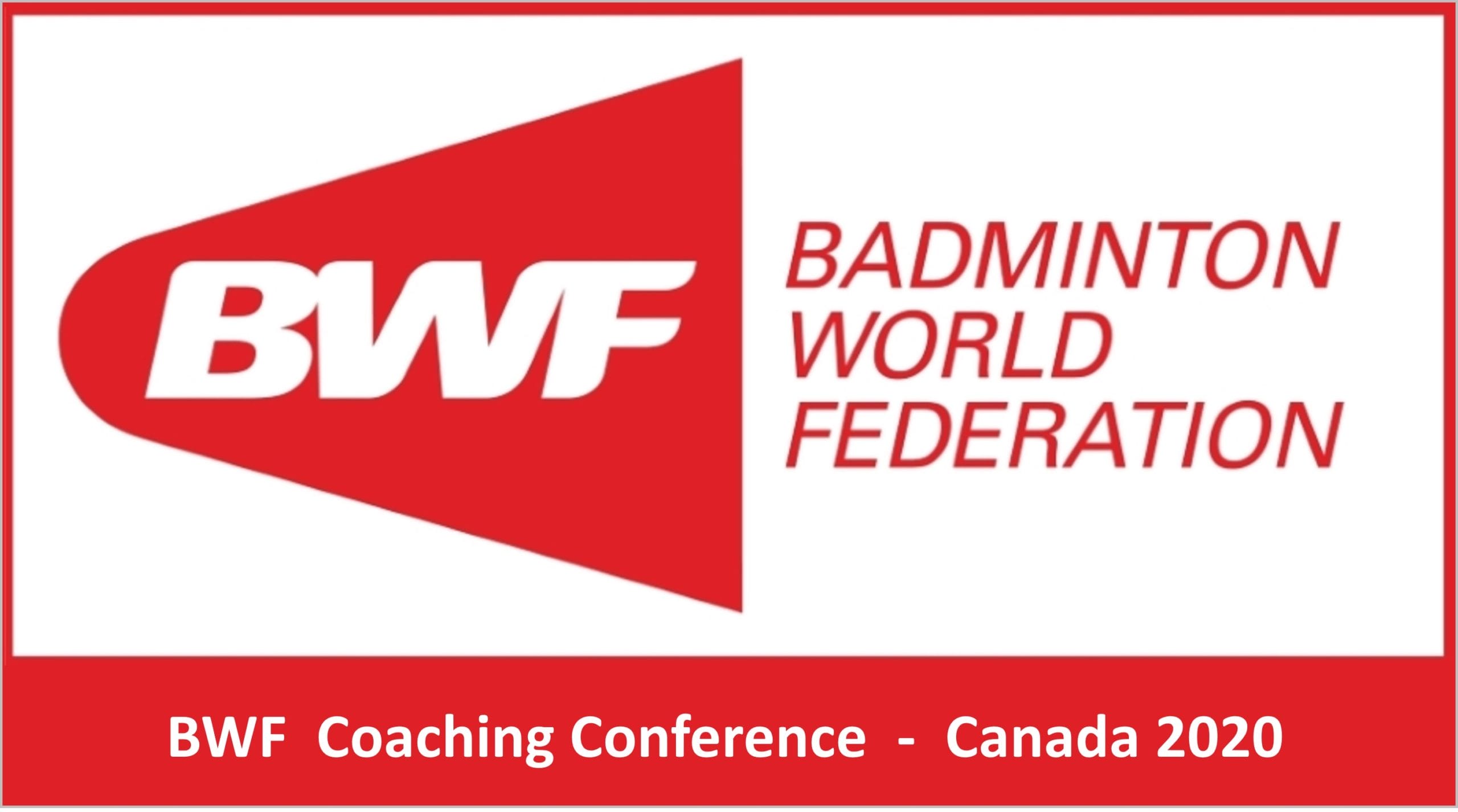 BWF World Coaches Conference 2020