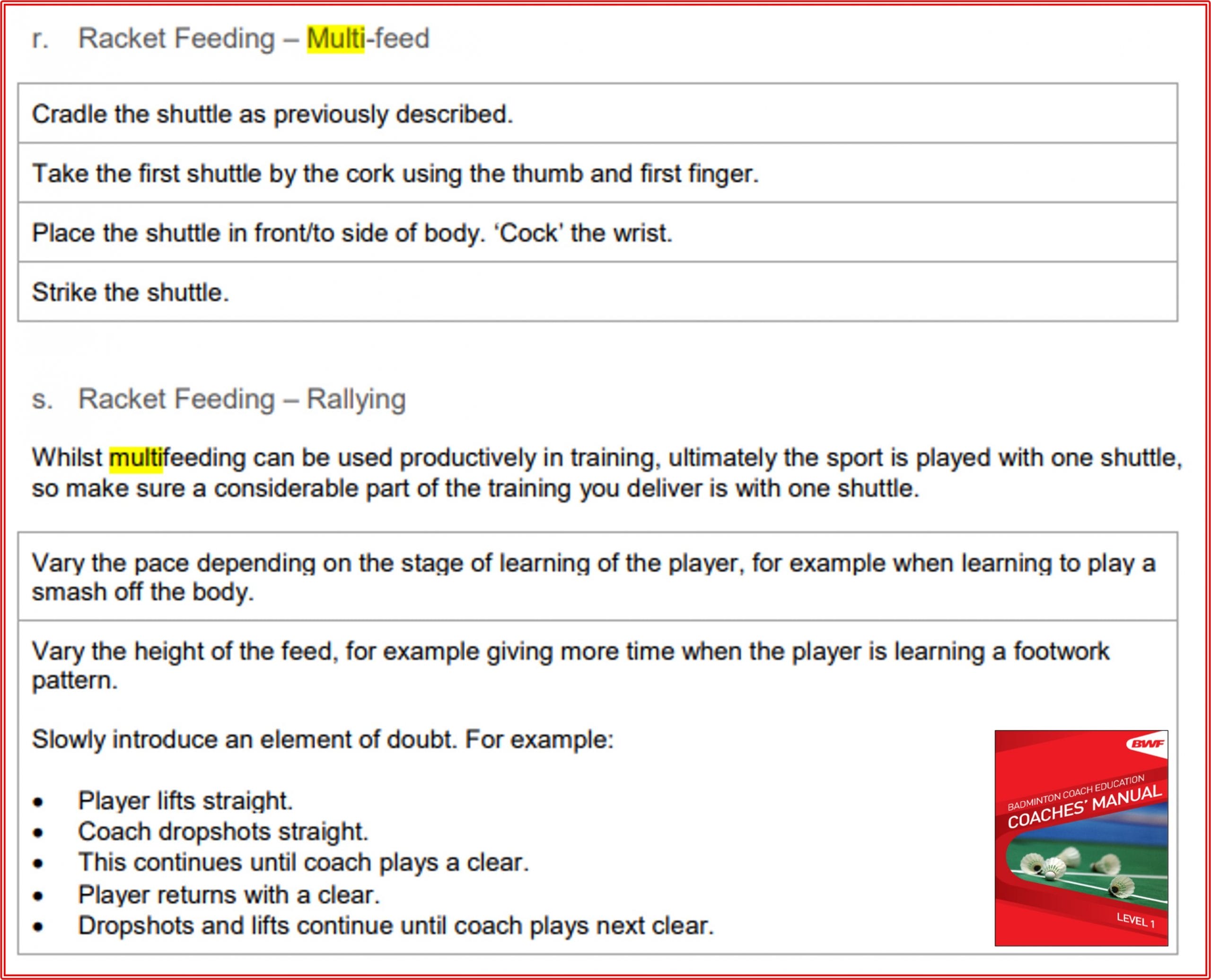 Multi Shuttle Survey Results part 1 Badminton Andy
