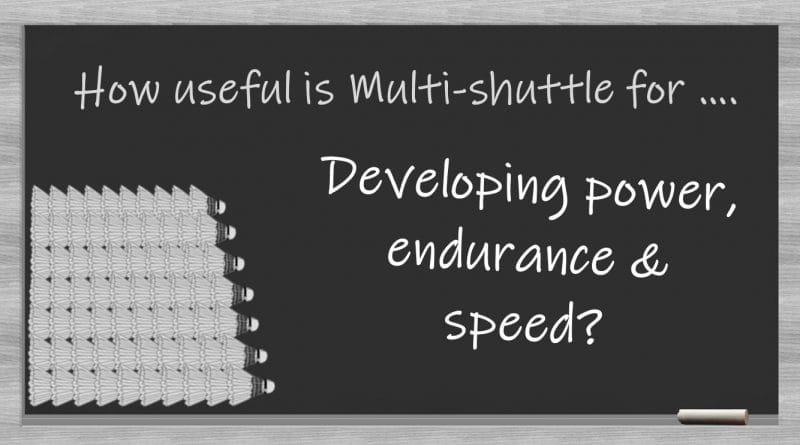 Badminton multi shuttle