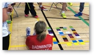 Badminton stroke to teach first