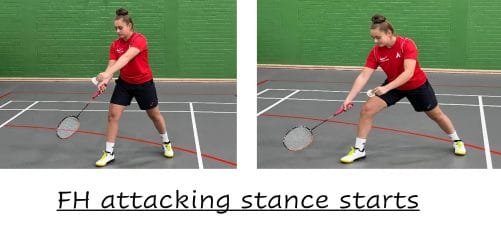 Badminton Stances