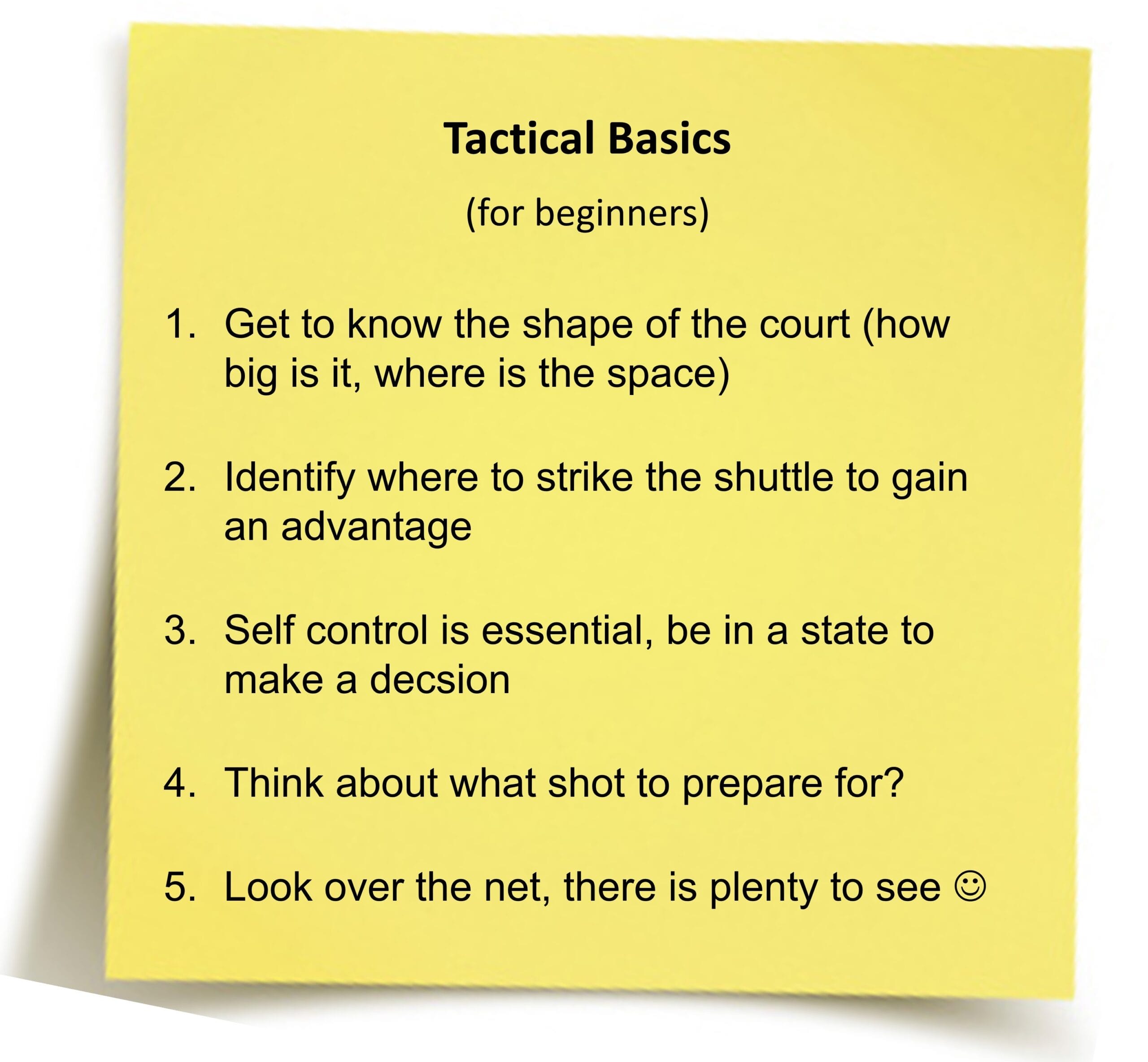 Badminton Coaching Tips