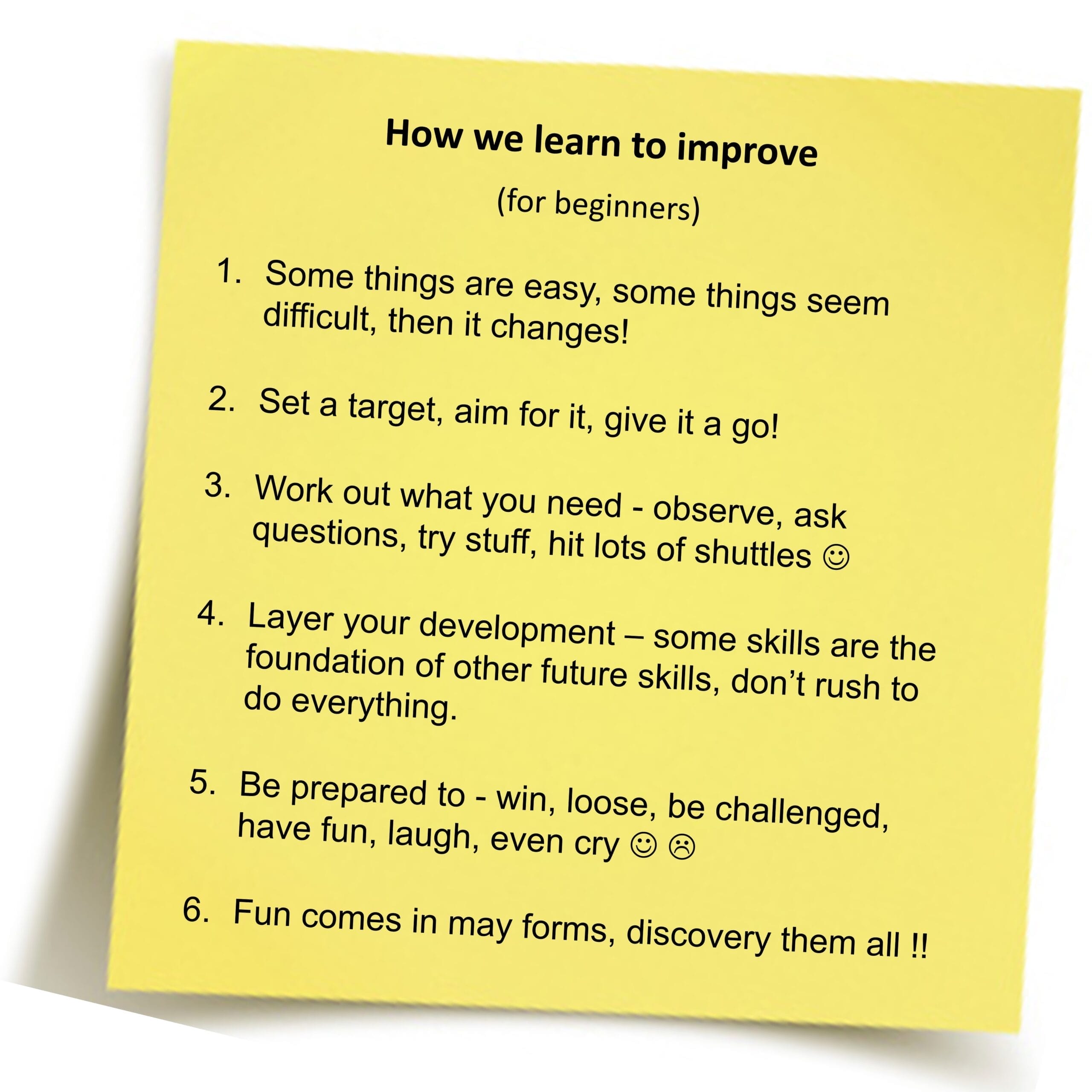 Badminton Coaching Tips