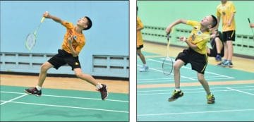 Badminton throw